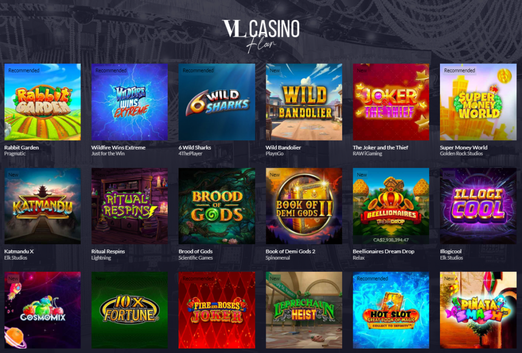 Vegas Lounge Casino Games