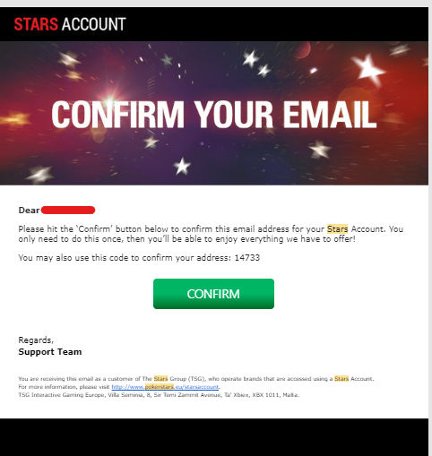 Verification Email Received After SignUp